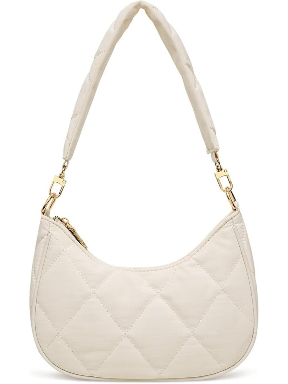 Women's Bags Beige Cute Hobo Shoulder Handbags Retro Clutch Stylish Purse